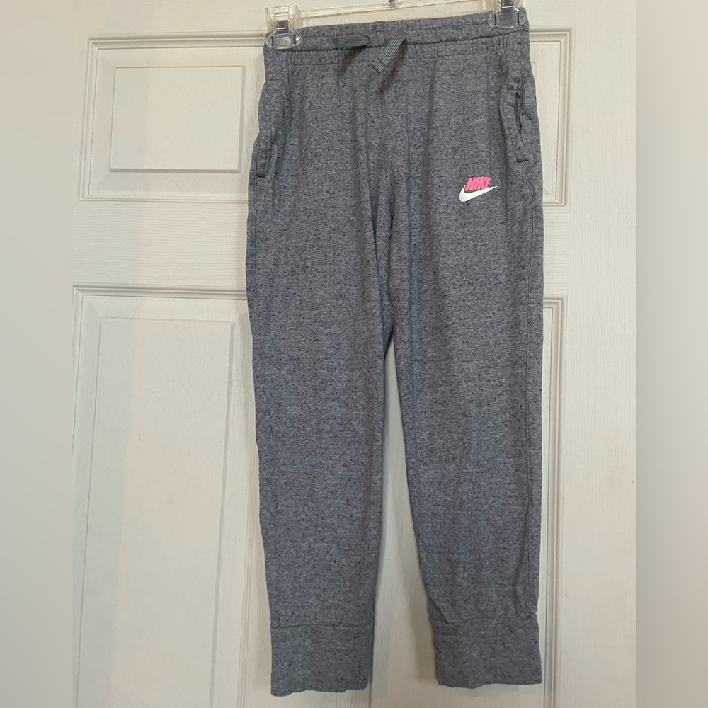 Gray Nike joggers